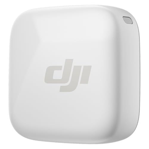 DJI Mic Mini Transmitter (Arctic White), Ultralight, Detail-Rich Audio