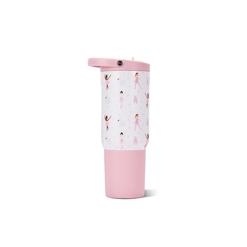 HydroJug Sport 20 oz Insulated Stainless Steel Water Bottle, Ballerina
