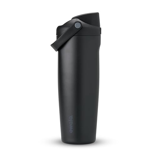 Owala FreeSip Sway Insulated Stainless Steel Water Bottle with Two-Way Spout, Built-In Straw and Bucket Handle, Made for Trav