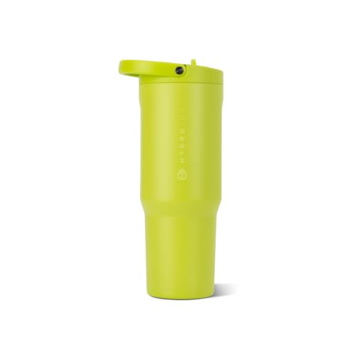 HydroJug Sport 32 oz Insulated Stainless Steel Water Bottle, Lemon Lime
