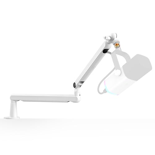 FIFINE BM88W Low Profile Mic Boom Arm for Podcast Recording Streaming