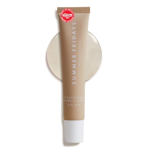 Summer Fridays Lip Butter Balm - Conditioning Lip Mask and Lip Balm for Instant Moisture, Shine and Hydration - Sheer-Tinted,