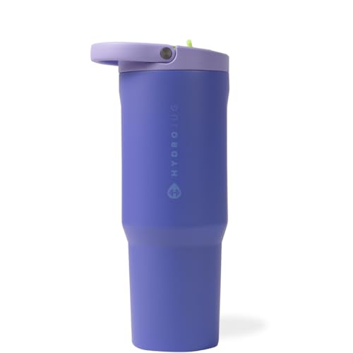 HydroJug Sport - Stainless Steel Tumbler with Straw, Vacuum Insulated, 32oz Leakproof Water Bottle, Ergonomic Design, Reusabl