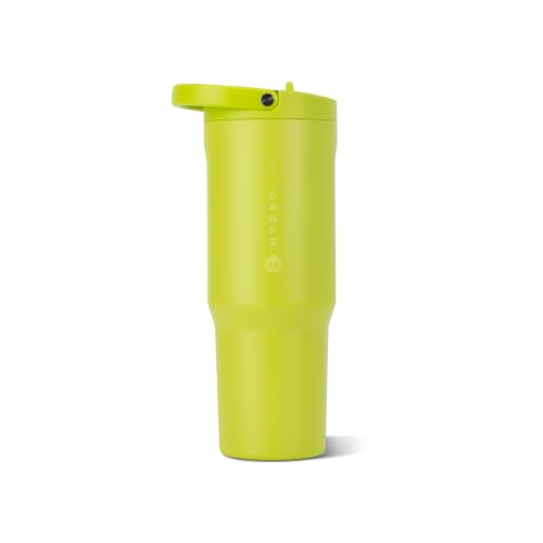 HydroJug Sport 40 oz Insulated Stainless Steel Water Bottle, Lemon Lime
