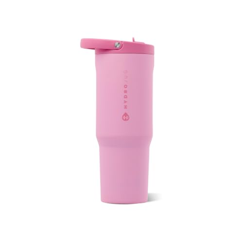HydroJug Sport 32 oz Insulated Stainless Steel Water Bottle, Petal