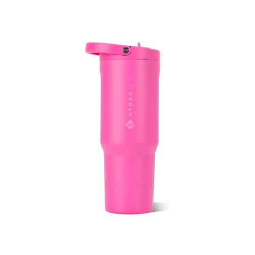 HydroJug Sport 32 oz Insulated Stainless Steel Water Bottle, Razzle