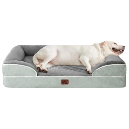 EHEYCIGA Orthopedic XXL Dog Bed, Waterproof Washable XL Big Pet Bed 46"