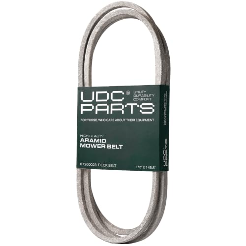 UDC Parts 07200023 Ariens Gravely Deck Belt Replacement, 1/2"×145.5" Aramid