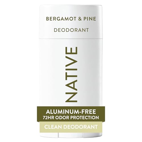 Native Deodorant Contains Naturally Derived Ingredients 72 Hour Odor Control Deodorant for Women and Men Aluminum Free Bergam