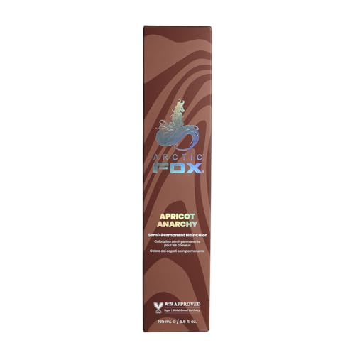 ARCTIC FOX Semi-Permanent Hair Dye Apricot Anarchy - Vegan - 5.6 fl oz