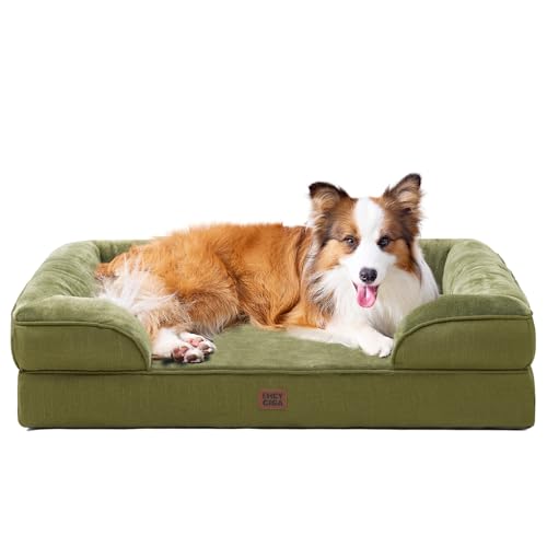 EHEYCIGA Orthopedic Dog Beds Large Sized Dog, Waterproof Washable Pet Bed