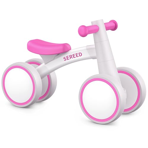 SEREED Baby Balance Bike for 1 Year Old Boy Girl, First Birthday Gift Toy