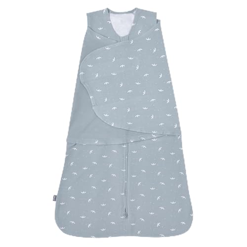 HALO SleepSack Swaddle | Cotton | 1.5 TOG | 68-75°F | 6-12 lbs |Birds