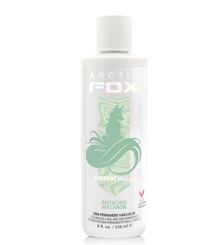 ARCTIC FOX Semi-Permanent Hair Dye - Mint Pistachio Macaron, Vegan - 8 oz