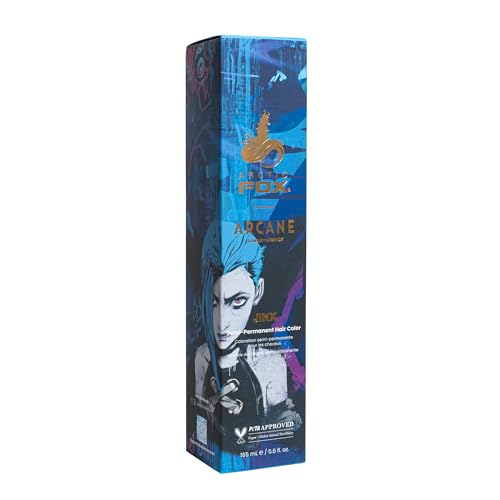ARCTIC FOX Jinx Semi Permanent Hair Dye - Vegan Blue - 5.6 fl oz
