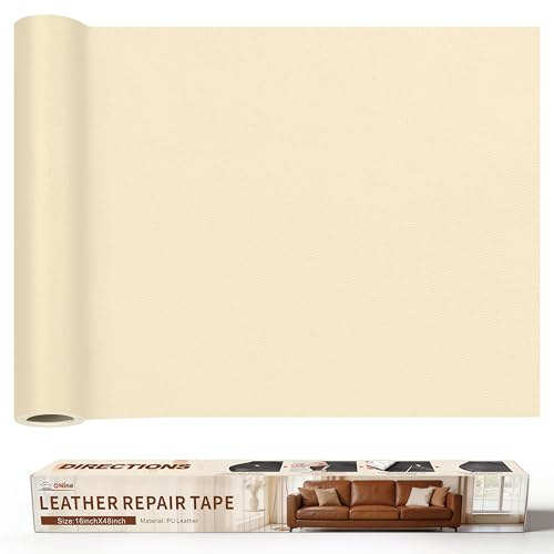 ONine Leather Repair Tape,Self Adhesive Leather Repair Patch,Leather Patches for Furniture,Sofa,Car Seats,Office Chair. Vinyl