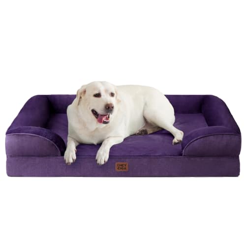 EHEYCIGA Orthopedic XXL Dog Bed, Waterproof Washable XL Big Pet Bed 46"
