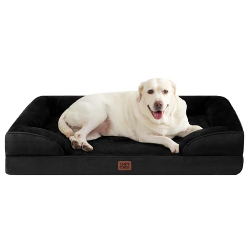 EHEYCIGA Orthopedic XXL Dog Bed, Waterproof Washable XL Big Pet Bed 46"