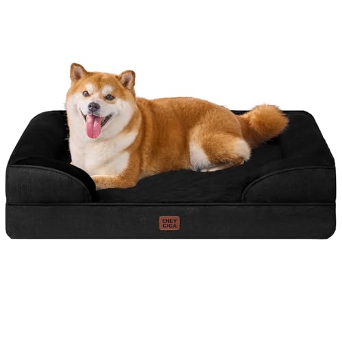 EHEYCIGA Orthopedic Dog Beds Large Sized Dog, Waterproof Washable Pet Bed