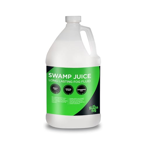 Froggy's Fog Swamp Juice - Half Gallon, Ridiculously Long-Lasting Fog Fluid with 2-3 Hour Hang Time for Professional and Home