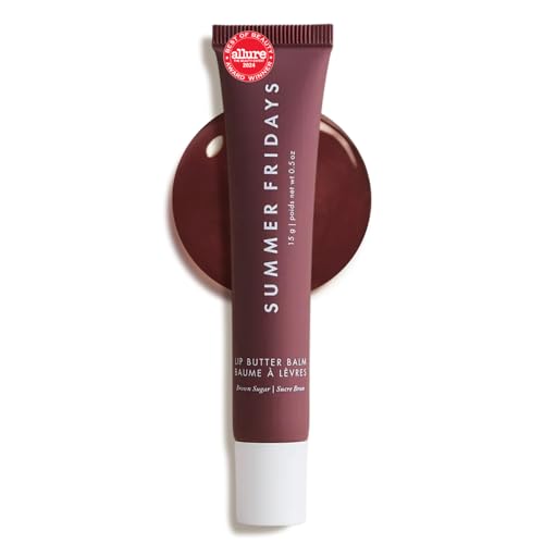 Summer Fridays Lip Butter Balm - Moisturizing Lip Gloss for Instant Shine + Sheer Color - With Nourishing Shea Butter - Every