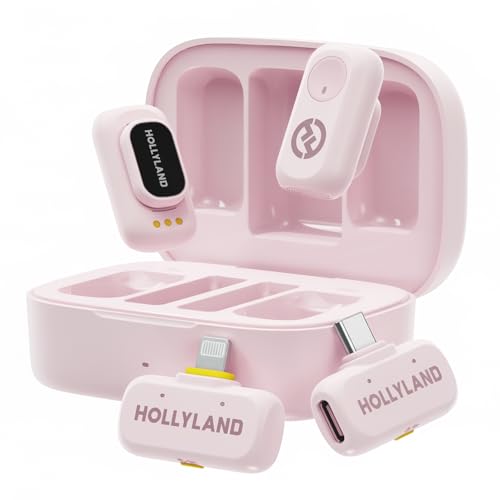 Hollyland Lark A1 Combo(2TX+2RX+Charging Case) Wireless Magnetic Microphone