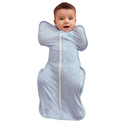 Love to Dream Swaddle Up Bamboo Baby Sleep Sack | 1.0 TOG, 5-8.5lbs, Blue