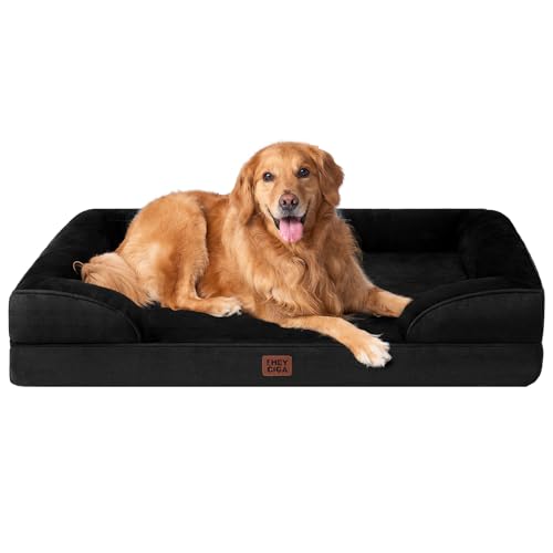 EHEYCIGA Orthopedic Dog Beds Large Sized Dog, Waterproof Washable Pet Bed