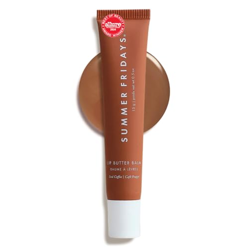 Summer Fridays Tinted Lip Butter Balm - Conditioning Vegan Lip Balm for Instant Moisture, Shine & Hydration - Sheer-Tinted, S