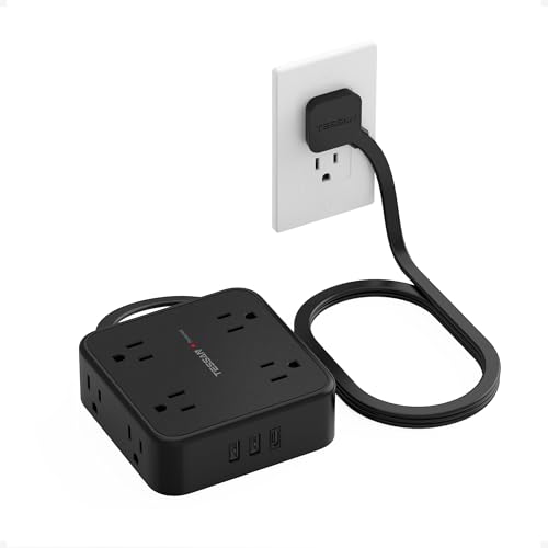 TESSAN Surge Protector Power Strip with 900J Surge Protection, 1875W 15A