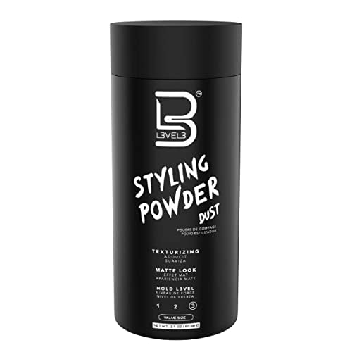 L3 Level 3 Hair Texture Powder for Men Volume Natural Look 60 g