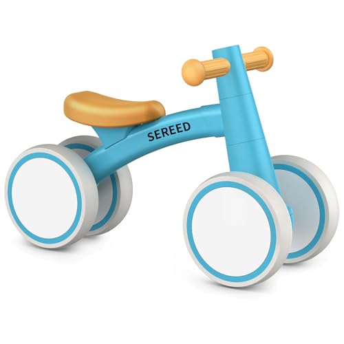 SEREED Baby Balance Bike for 1 Year Old Boy Girl, First Birthday Gift Toy