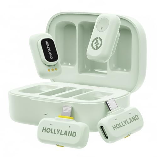 Hollyland Lark A1 Combo(2TX+2RX+Charging Case) Wireless Magnetic Microphone