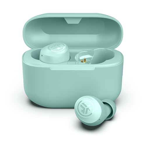 JLab Go Air Pop+ Earbuds, Dual Connect, EQ3 Sound, Mint Green