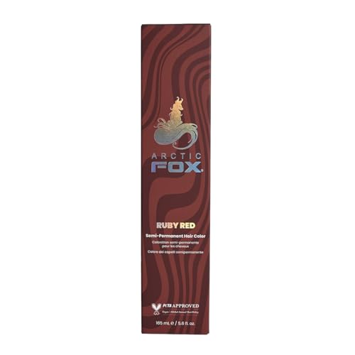 ARCTIC FOX Ruby Red Semi-Permanent Hair Dye - Vegan & Cruelty-Free - 5.6 oz