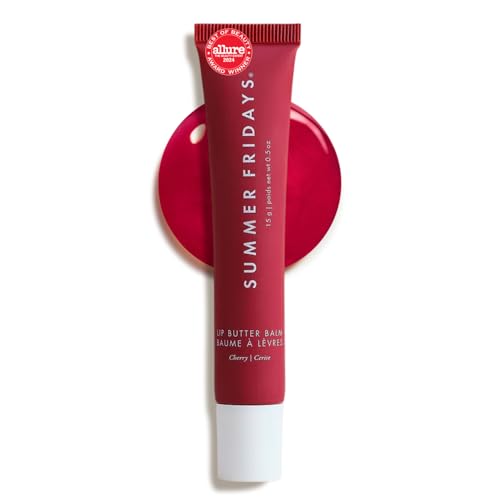 Summer Fridays Lip Butter Balm - Moisturizing Lip Gloss for Instant Shine + Sheer Color - With Nourishing Shea Butter - Every