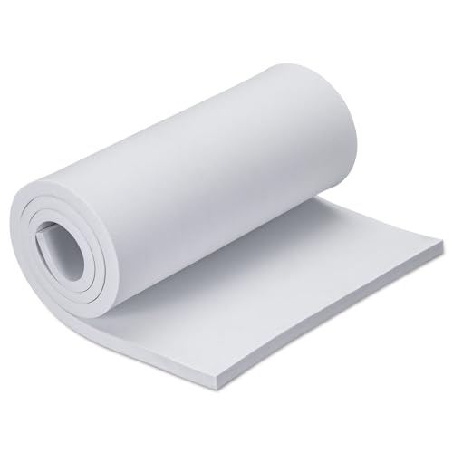 15mm Thick White Eva Foam Cosplay Sheets roll, 13.9" x 39" Premium eva Craft Foam for Cosplay Costume by MEARCOOH