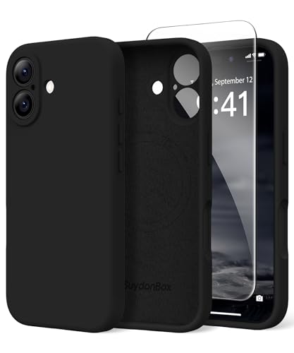 SuydanBox Magnetic for iPhone 17 Case Silicone Black