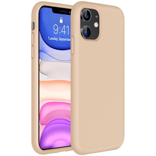 Miracase Silicone for iPhone 11 Phone Case, Sand