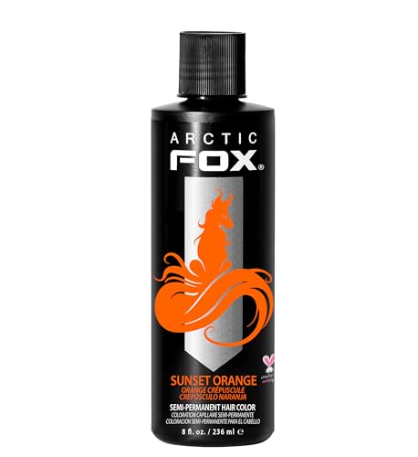 ARCTIC FOX Sunset Orange Hair Dye - Vegan, Cruelty-Free - 8 fl oz