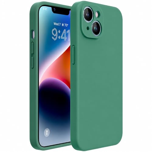 Miracase Silicone for iPhone 14 Case, Acacia Green