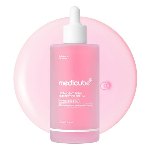 medicube PDRN Pink Peptide Serum with Salmon DNA, 3.71 fl. Oz