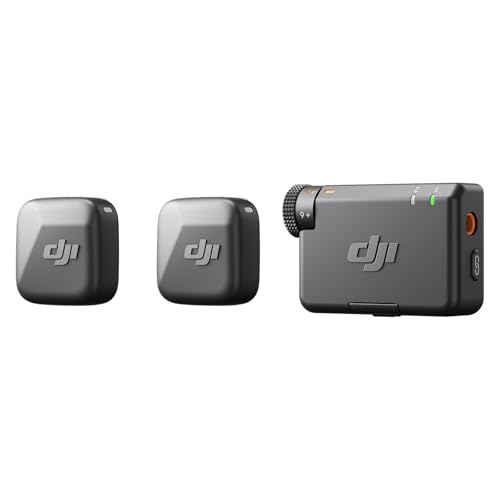 DJI Mic Mini (2 TX + 1 RX), Ultralight, Detail-Rich Audio