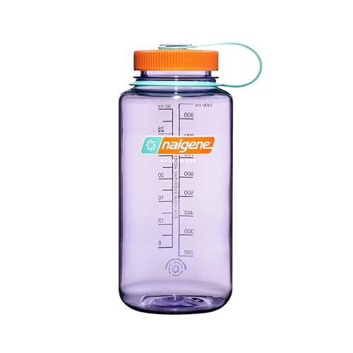 Nalgene 32 oz Wide Mouth Water Bottle, Amethyst