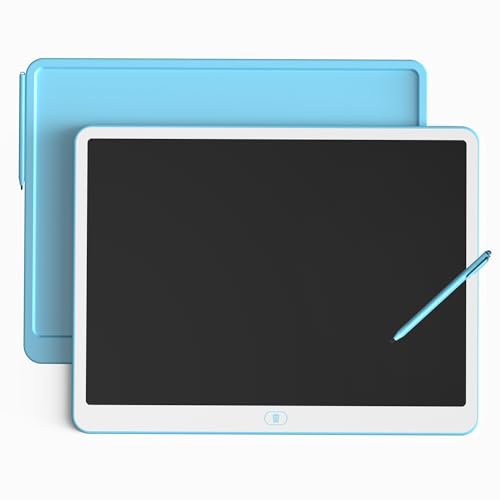TEKFUN 20inch LCD Writing Tablet with Stylus, Erasable Doodle Board Mess Free Drawing Pad for Kids, Car Trip Educational Toys