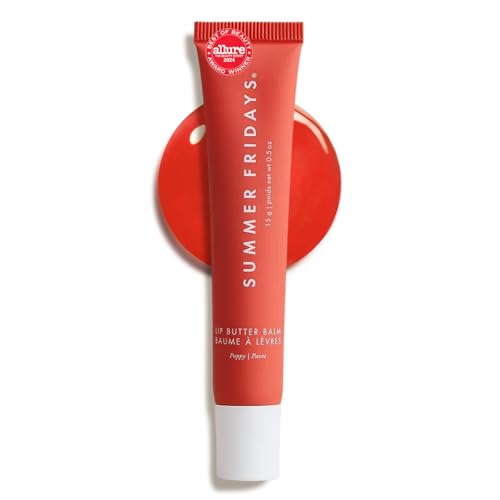 Summer Fridays Lip Butter Balm - Moisturizing Lip Gloss for Instant Shine + Sheer Color - With Nourishing Shea Butter - Every