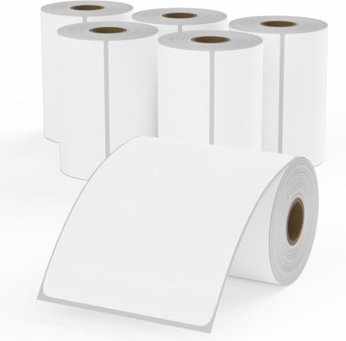 9527 Product 4x6 Blank Direct Thermal Shipping Labels for Zebra 2844 Zp-450 Zp-500 Zp-505 Direct Thermal Labels Printers, Elt