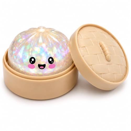 Glitter Dumpling Squishy Mystery Box - UV Color-Changing - Squishies Toys