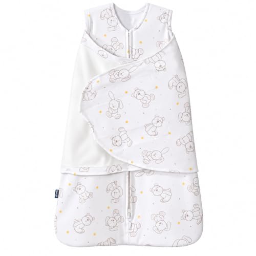 HALO SleepSack Swaddle | Cotton | 1.5 TOG | 68-75°F | 6-12 lbs |Cozy Pals