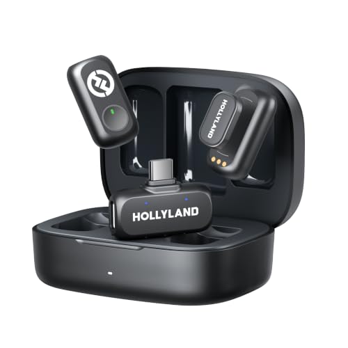 Hollyland Lark A1 (2TX+USB-C RX+Charging Case) Wireless Magnetic Microphone